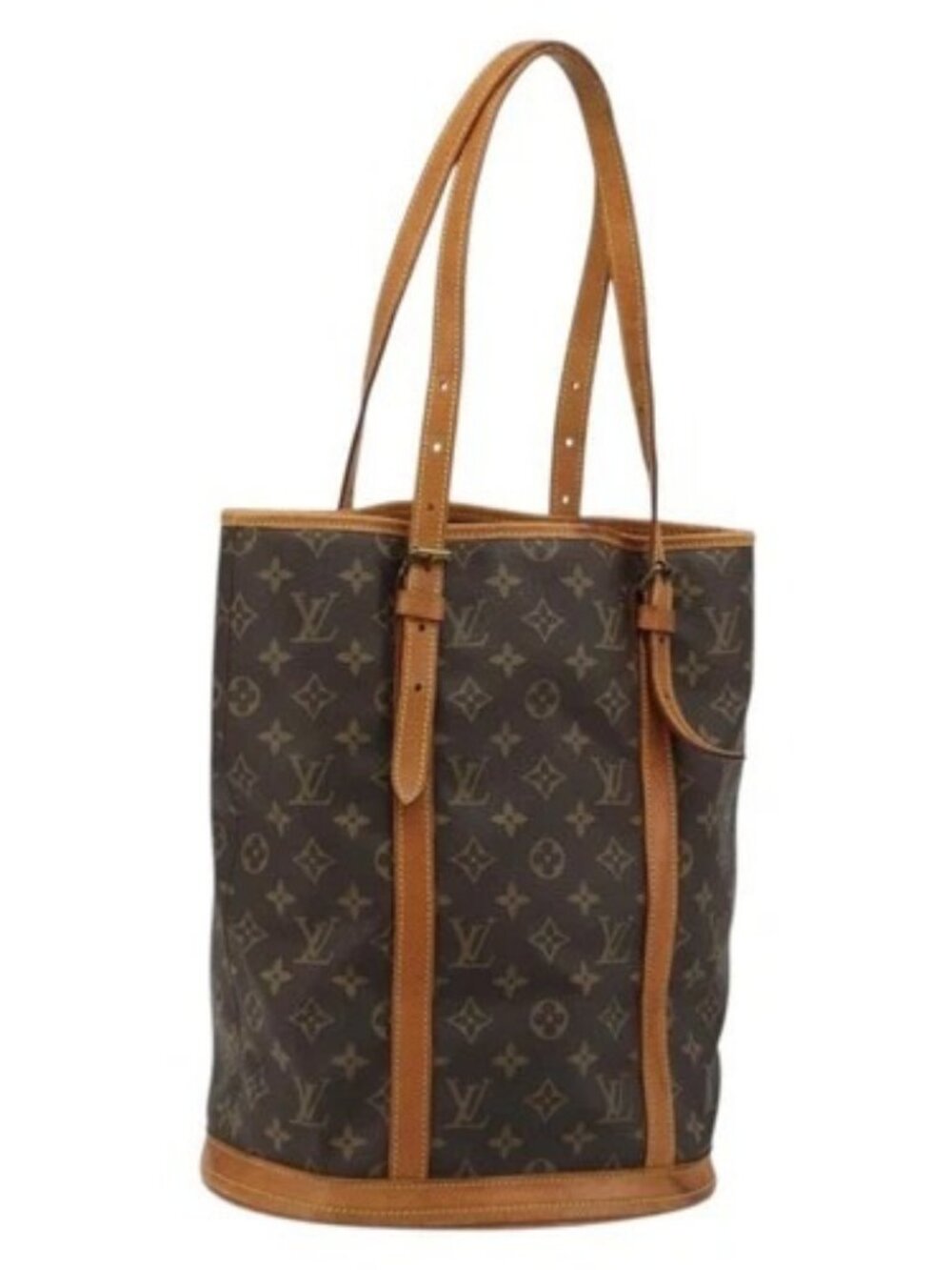 LOUIS VUITTON Monogram Bucket GM Shoulder Bag M42236 LV Auth bs34385
